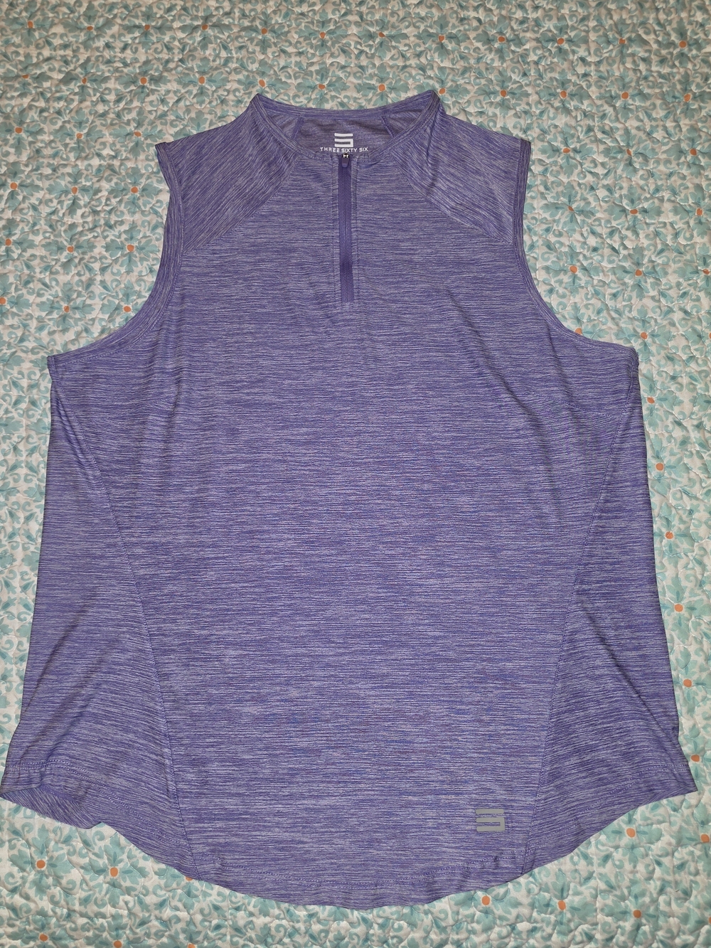 *NWOT* Purple Sleeveless Half-Zip Performance Tank